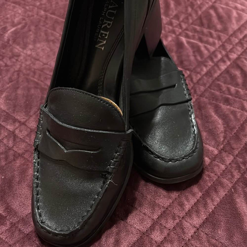 Ralph Lauren Black Heeled Elegance